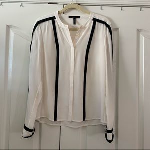 bcbgmaxazria long sleeve button down shirts